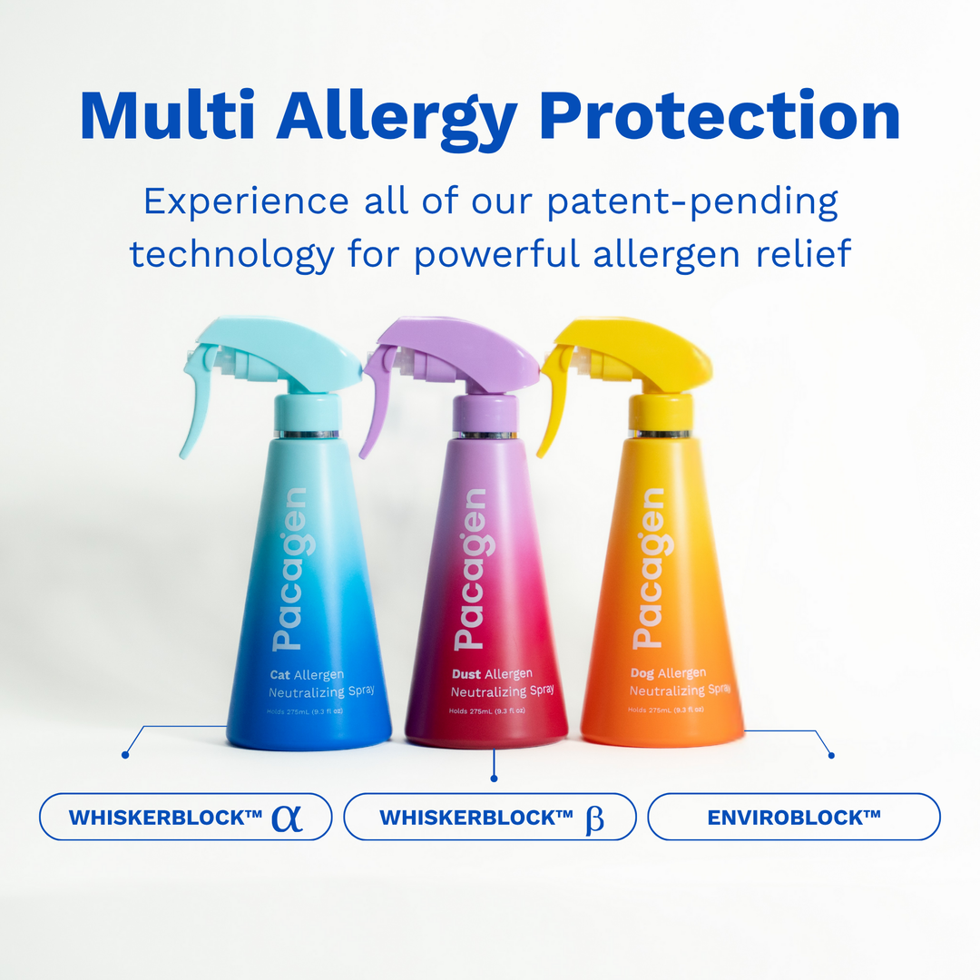 Pacagen’s allergen-neutralizing sprays