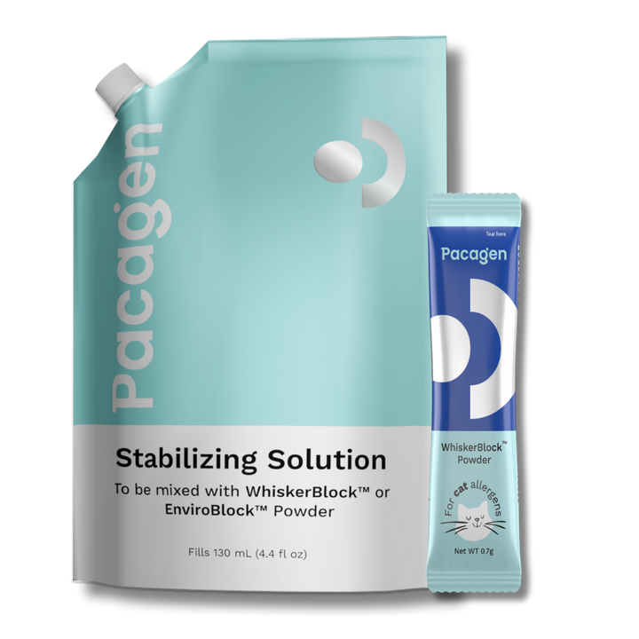 Cat Allergen Neutralizing Powder + Stabilizing Solution Refill Pack